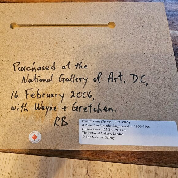 TWO PIECES OF ART BOTH VINTAGE ART - Picture 5 of 6